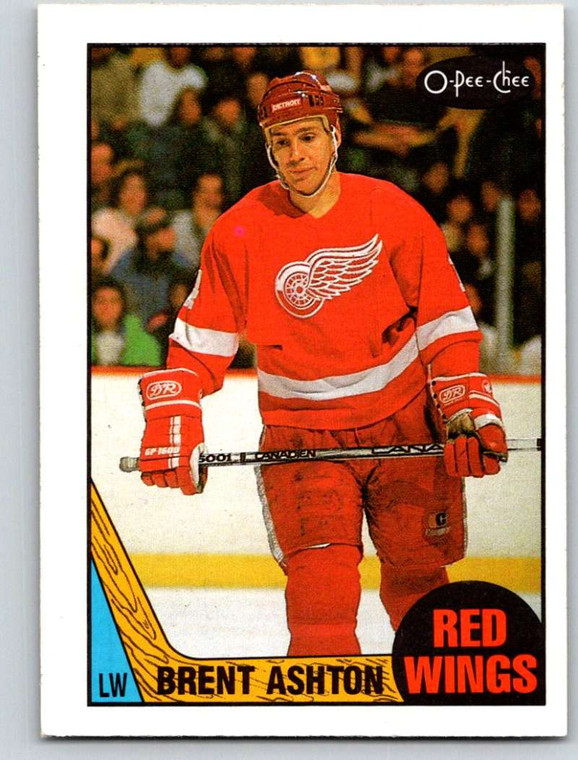 1987-88 O-Pee-Chee #100 Brent Ashton VG Detroit Red Wings 
