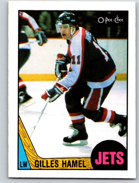 1987-88 O-Pee-Chee #218 Gilles Hamel VG Winnipeg Jets 