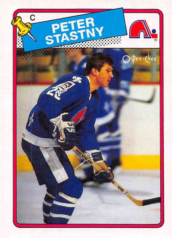 1988-89 O-Pee-Chee #22 Peter Stastny VG Quebec Nordiques 