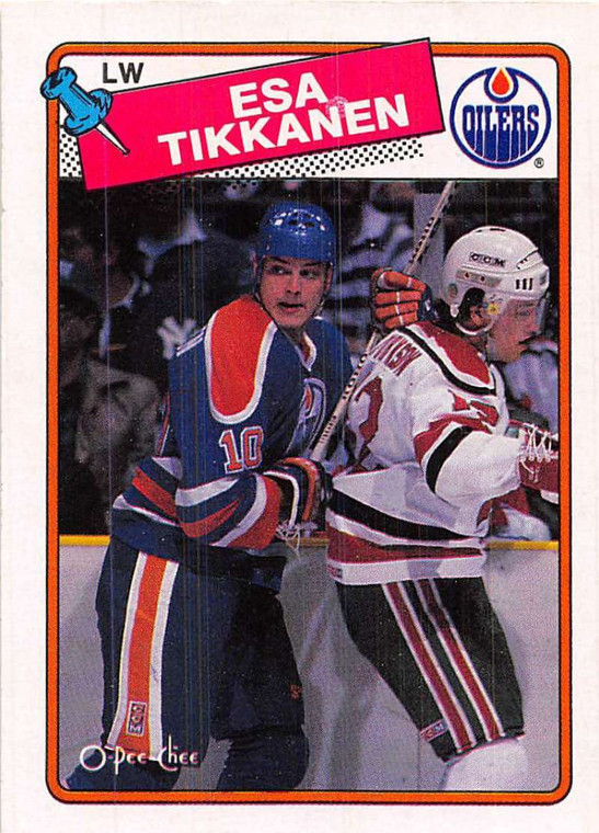 1988-89 O-Pee-Chee #260 Esa Tikkanen VG Edmonton Oilers 