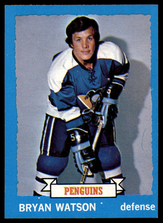 1973-74 Topps #144 Bryan Watson VG Pittsburgh Penguins 