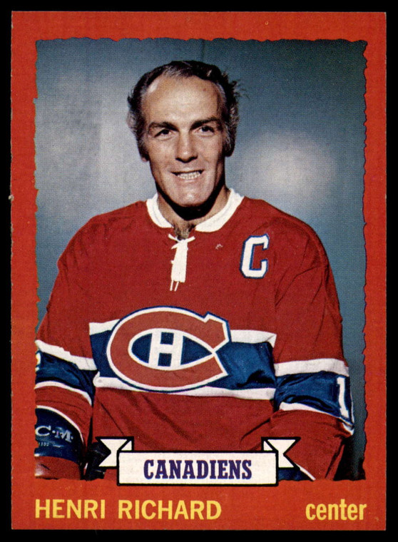 1973-74 Topps #87 Henri Richard VG Montreal Canadiens 