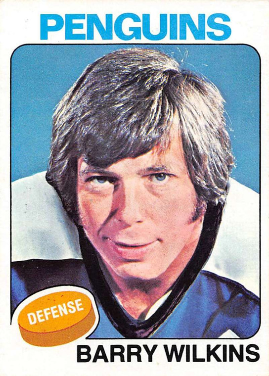 1975-76 Topps #148 Barry Wilkins VG Pittsburgh Penguins 