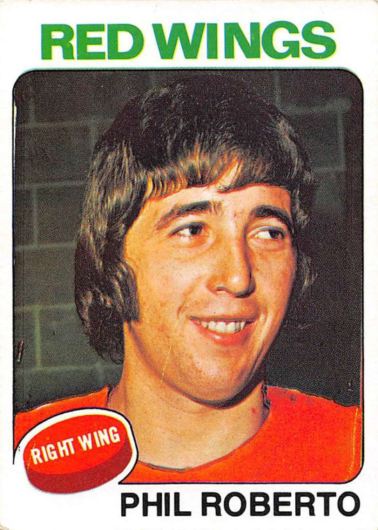 1975-76 Topps #80 Phil Roberto VG Detroit Red Wings 
