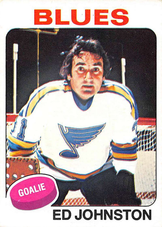 1975-76 Topps #185 Ed Johnston VG St. Louis Blues 