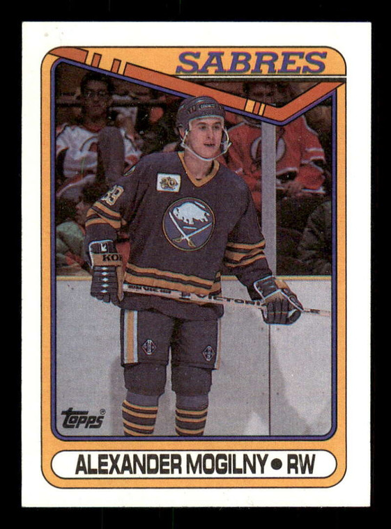 1990-91 Topps #42 Alexander Mogilny VG RC Rookie Buffalo Sabres 