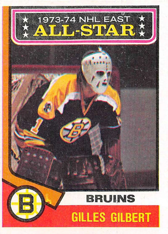1974-75 Topps #132 Gilles Gilbert AS VG  Boston Bruins 