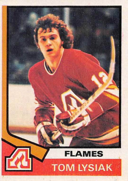 1974-75 Topps #68 Tom Lysiak VG  RC Rookie Atlanta Flames 