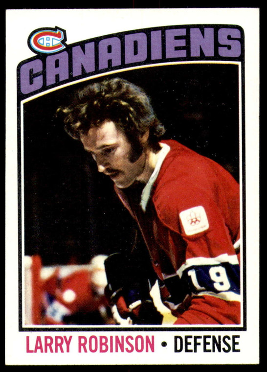 SOLD 185358 1976-77 Topps #151 Larry Robinson VG  Montreal Canadiens 