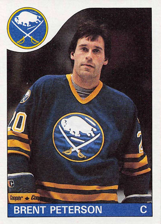 1985-86 Topps #47 Brent Peterson VG  Buffalo Sabres 