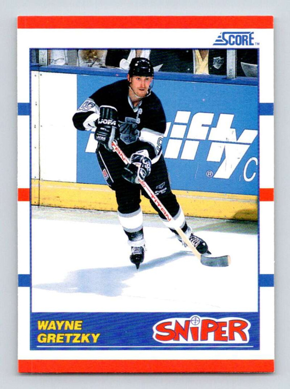 1990-91 Score #336 Wayne Gretzky VG  Los Angeles Kings 