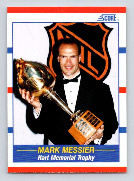 1990-91 Score #360 Mark Messier TR VG  Edmonton Oilers 