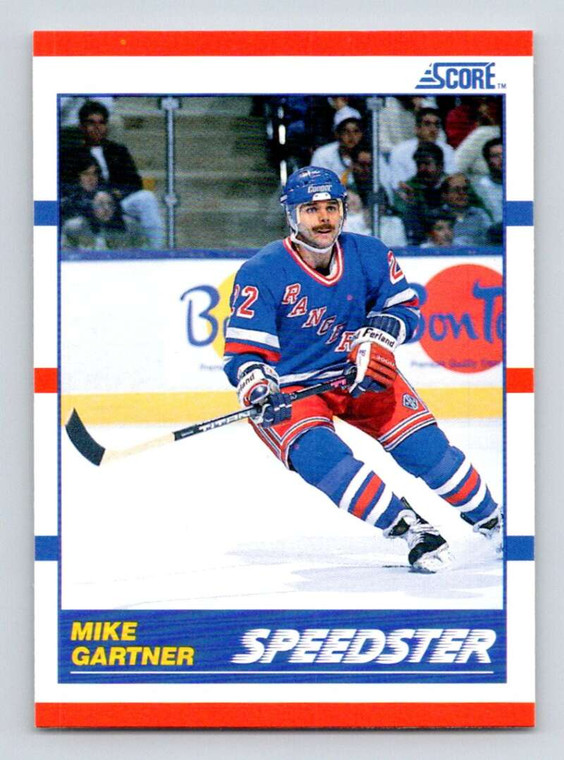 1990-91 Score #333 Mike Gartner VG  New York Rangers 
