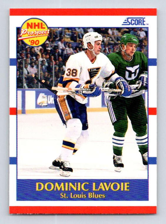 1990-91 Score #416 Dominic Lavoie VG  RC Rookie St. Louis Blues 