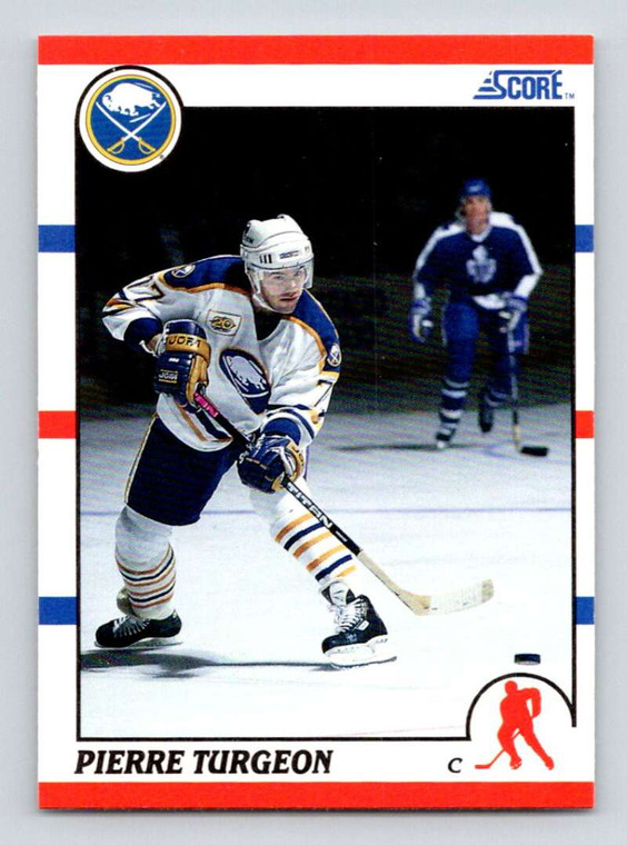 1990-91 Score #110 Pierre Turgeon VG  Buffalo Sabres 