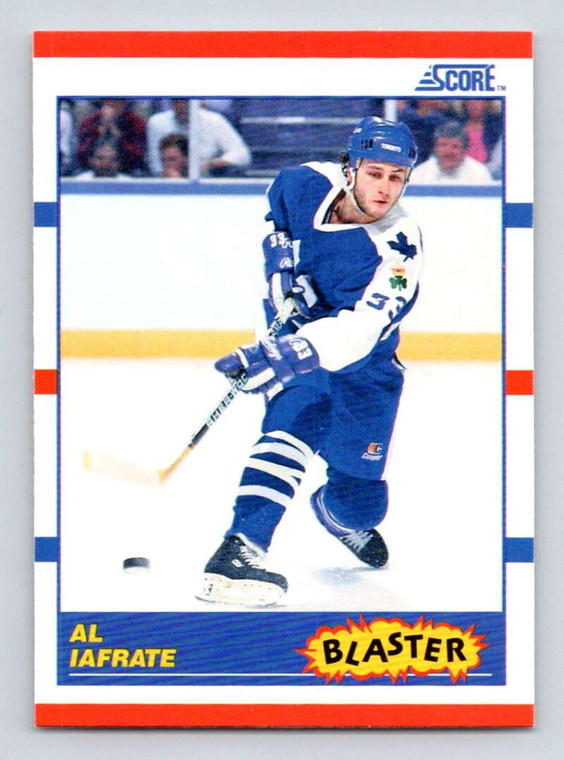 1990-91 Score #334 Al Iafrate VG  Toronto Maple Leafs 