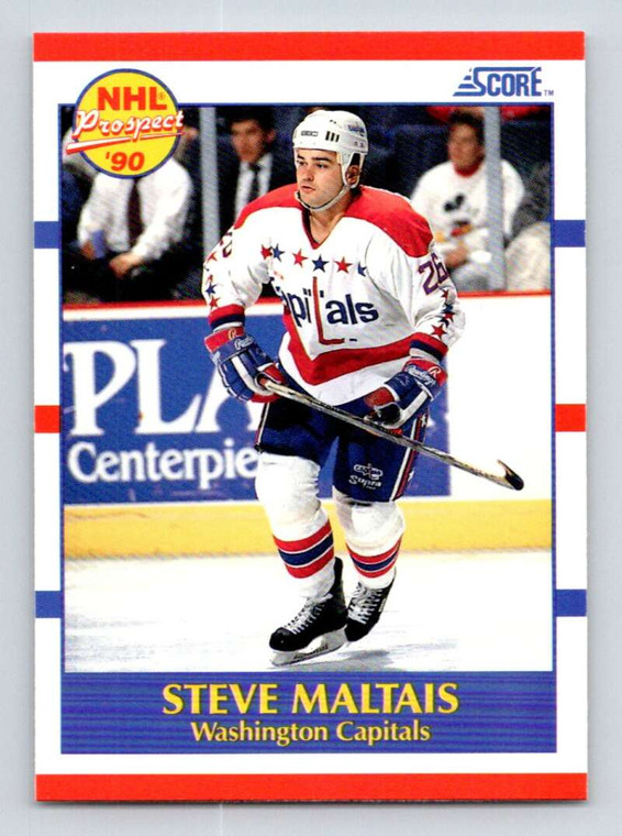 1990-91 Score #417 Steve Maltais VG  RC Rookie Washington Capitals 