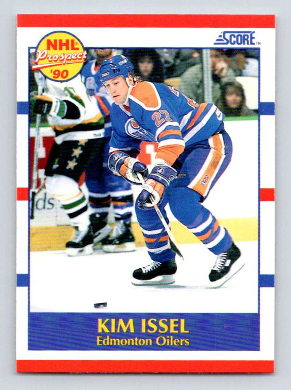 1990-91 Score #409 Kim Issel VG  RC Rookie Edmonton Oilers 