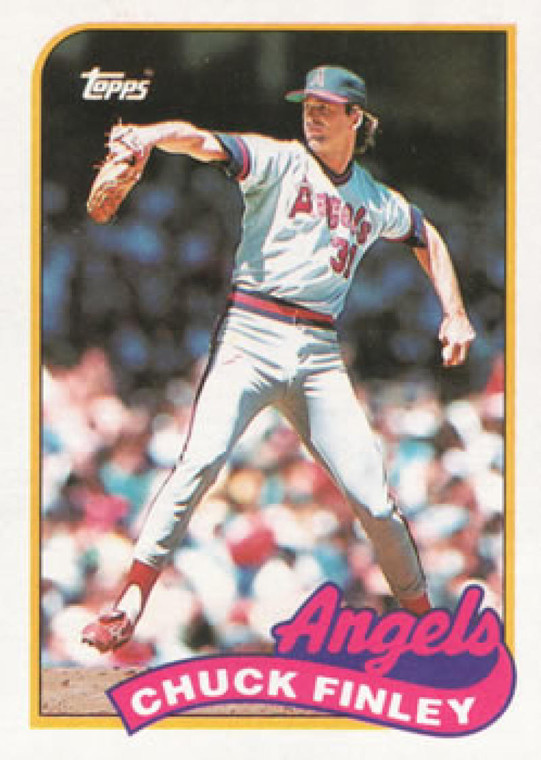 1989 Topps #708 Chuck Finley NM-MT California Angels 