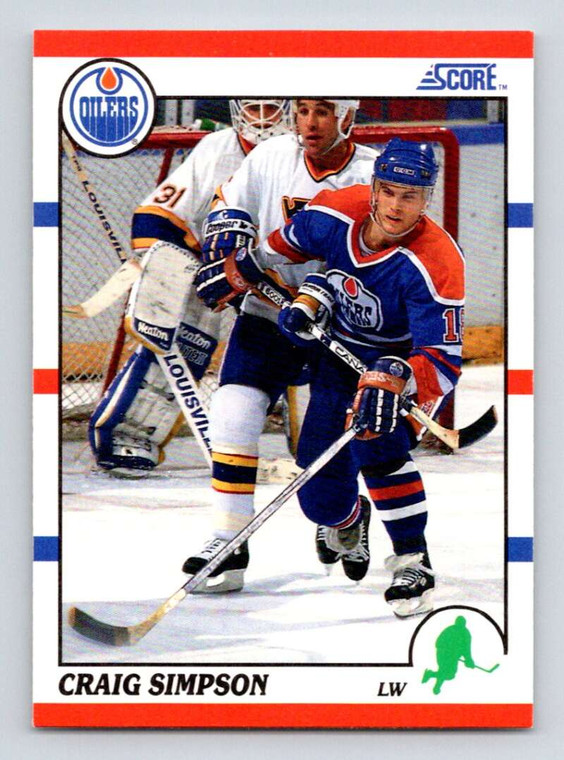 1990-91 Score #58 Craig Simpson VG  Edmonton Oilers 