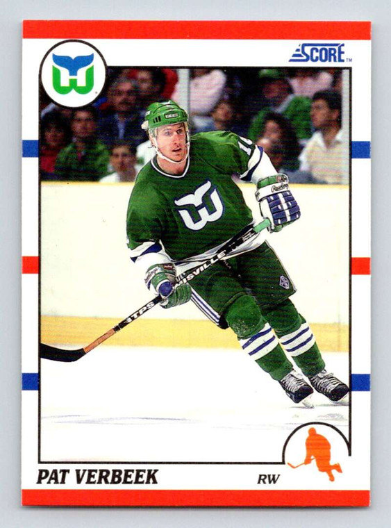 1990-91 Score #35 Pat Verbeek VG  Hartford Whalers 