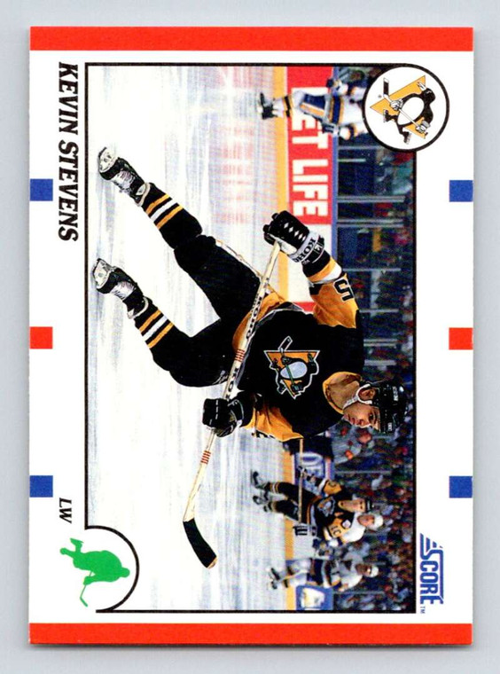 SOLD 186361 1990-91 Score #53 Kevin Stevens VG  RC Rookie Pittsburgh Penguins 