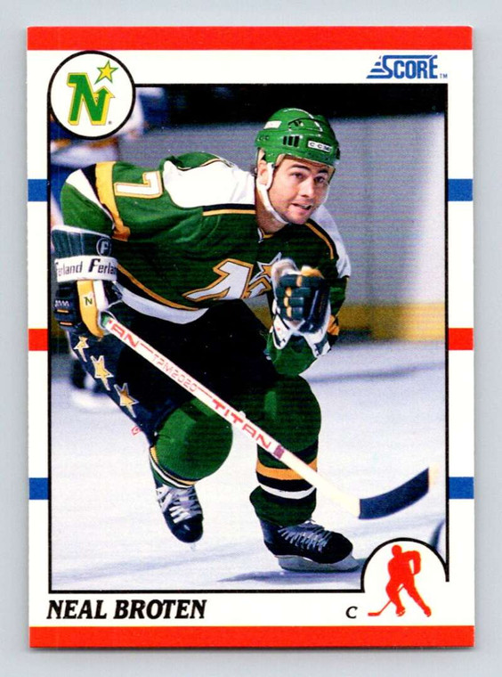 1990-91 Score #144 Neal Broten VG  Minnesota North Stars 