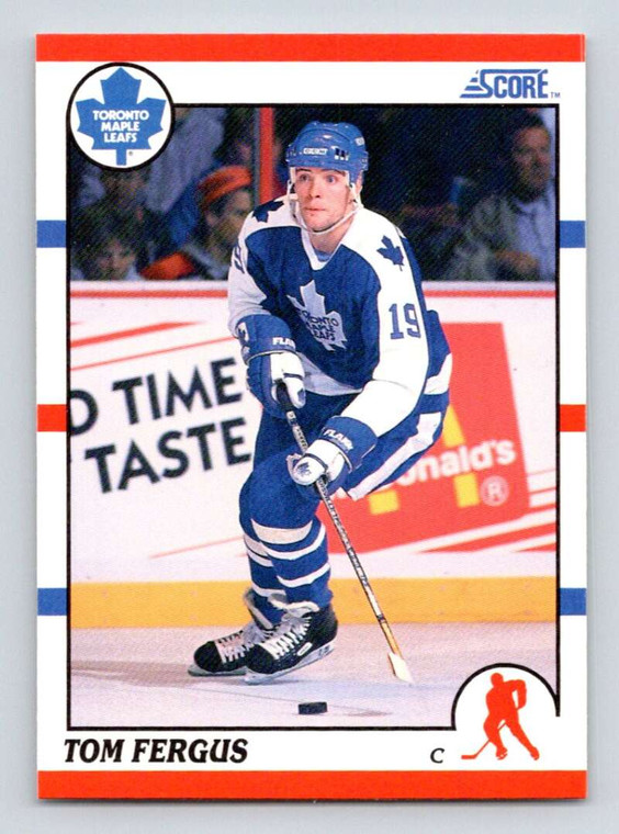1990-91 Score #285 Tom Fergus VG  Toronto Maple Leafs 