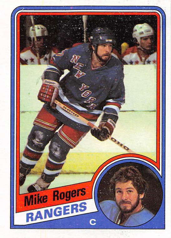 1984-85 Topps #114 Mike Rogers VG  New York Rangers 