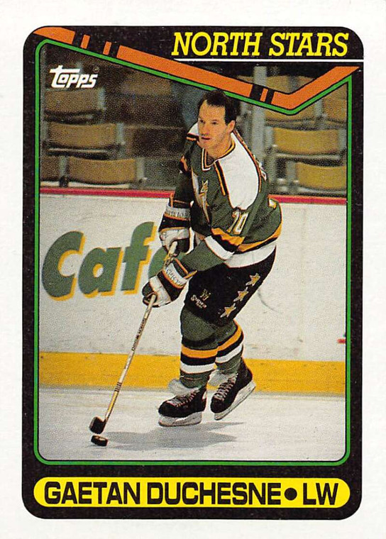 1990-91 Topps #319 Gaetan Duchesne VG Minnesota North Stars 