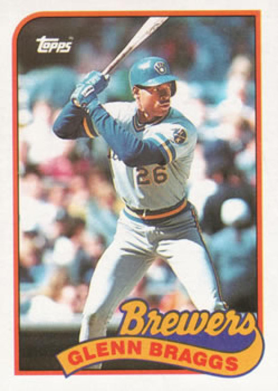 1989 Topps #718 Glenn Braggs NM-MT Milwaukee Brewers 