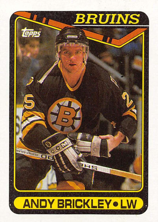 SOLD 184636 1990-91 Topps #88 Andy Brickley VG 