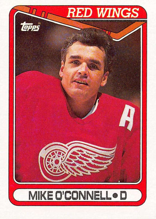 1990-91 Topps #114 Mike O'Connell VG Detroit Red Wings 