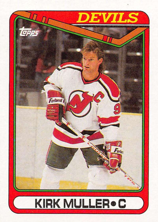 1990-91 Topps #245 Kirk Muller VG New Jersey Devils 