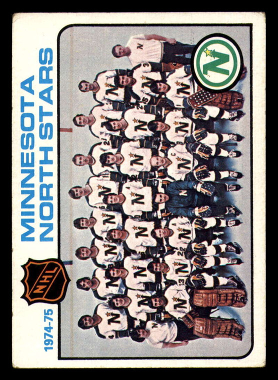 1975-76 Topps #89 Minnesota North Stars VG Minnesota North Stars 