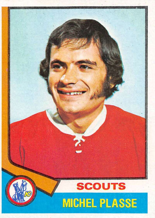 1974-75 Topps #257 Michel Plasse VG  Kansas City Scouts 