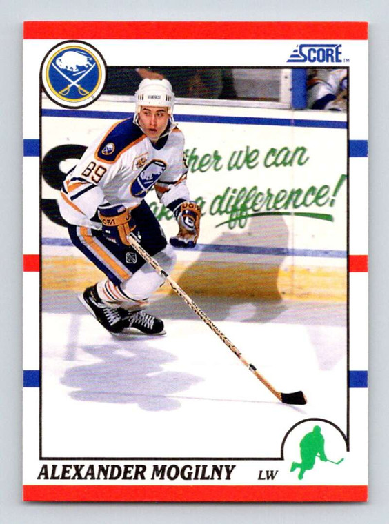 1990-91 Score #43 Alexander Mogilny VG  RC Rookie Buffalo Sabres 