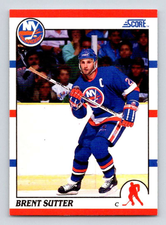 1990-91 Score #39 Brent Sutter VG  New York Islanders 