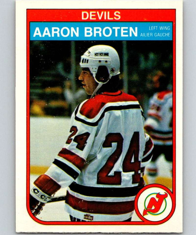 1982-83 O-Pee-Chee #136 Aaron Broten VG RC Rookie New Jersey Devils 