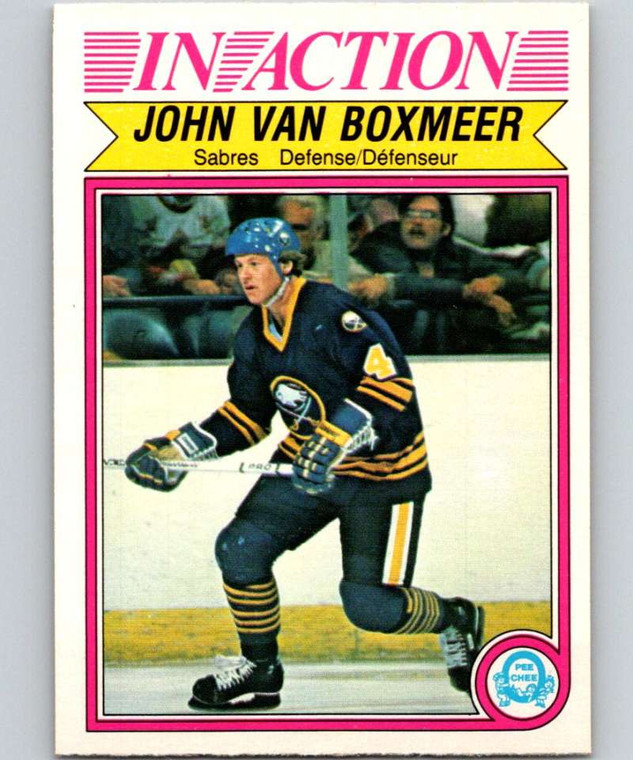 1982-83 O-Pee-Chee #37 John Van Boxmeer IA VG RC Rookie Buffalo Sabres 