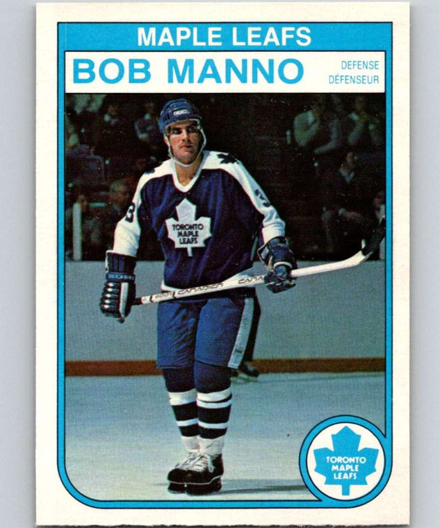 1982-83 O-Pee-Chee #325 Bob Manno VG Toronto Maple Leafs 