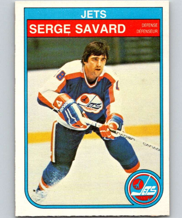 1982-83 O-Pee-Chee #390 Serge Savard VG Winnipeg Jets 