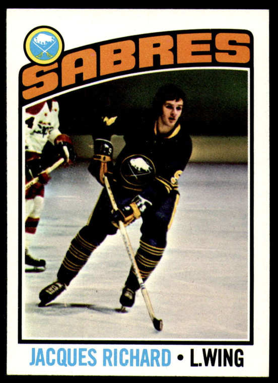 1976-77 Topps #8 Jacques Richard VG  Buffalo Sabres 
