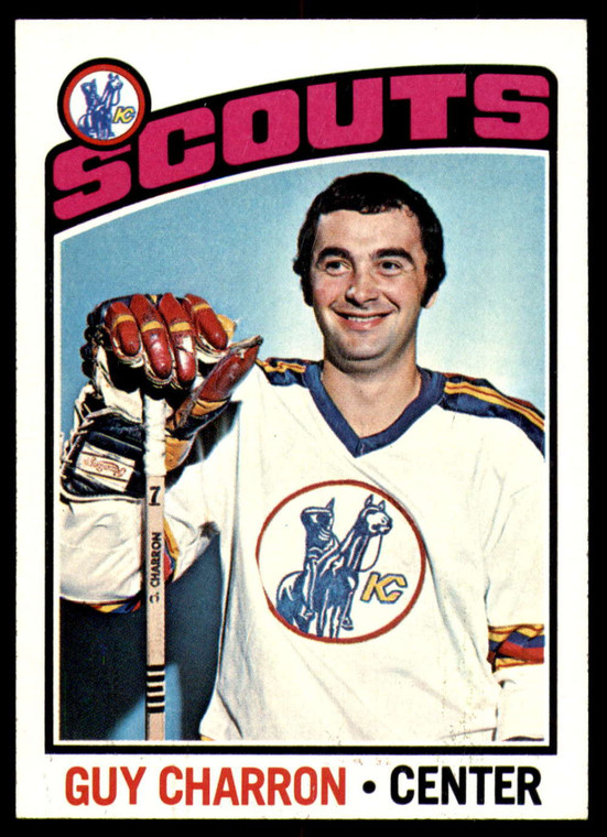 1976-77 Topps #186 Guy Charron VG  