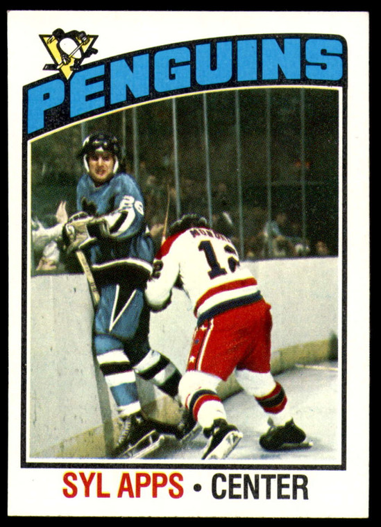 1976-77 Topps #50 Syl Apps Jr. VG  Pittsburgh Penguins 