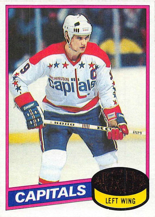 1980-81 Topps #154 Ryan Walter VG Washington Capitals 