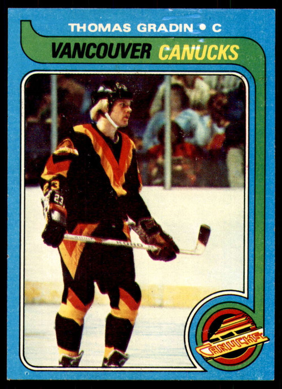 1979-80 Topps #53 Thomas Gradin VG RC Rookie Vancouver Canucks 