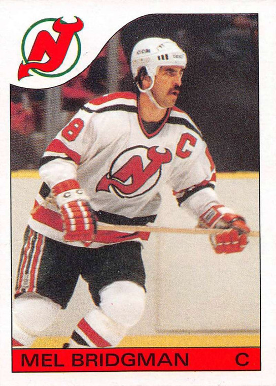 1985-86 Topps #42 Mel Bridgman VG  New Jersey Devils 