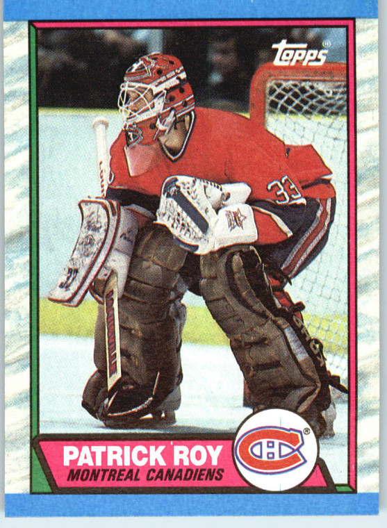 1989-90 Topps #17 Patrick Roy VG Montreal Canadiens 