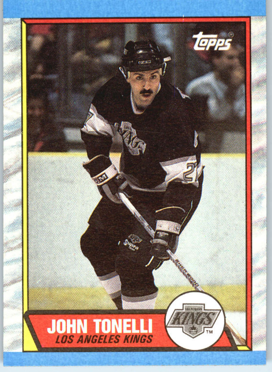 1989-90 Topps #8 John Tonelli VG Los Angeles Kings 